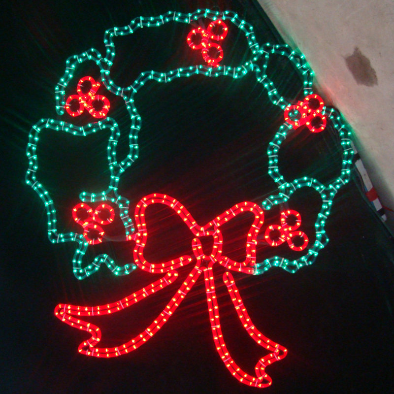 Queens of Christmas Large 44" LED Christmas Wreath Lighted Display & Reviews Wayfair